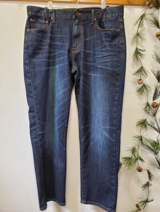 Lucky Brand Other - Lucky Brand 221 Original Straight Jeans Vintage 36/30 Dark Wash Men's